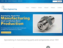 Tablet Screenshot of elect-engineering.com